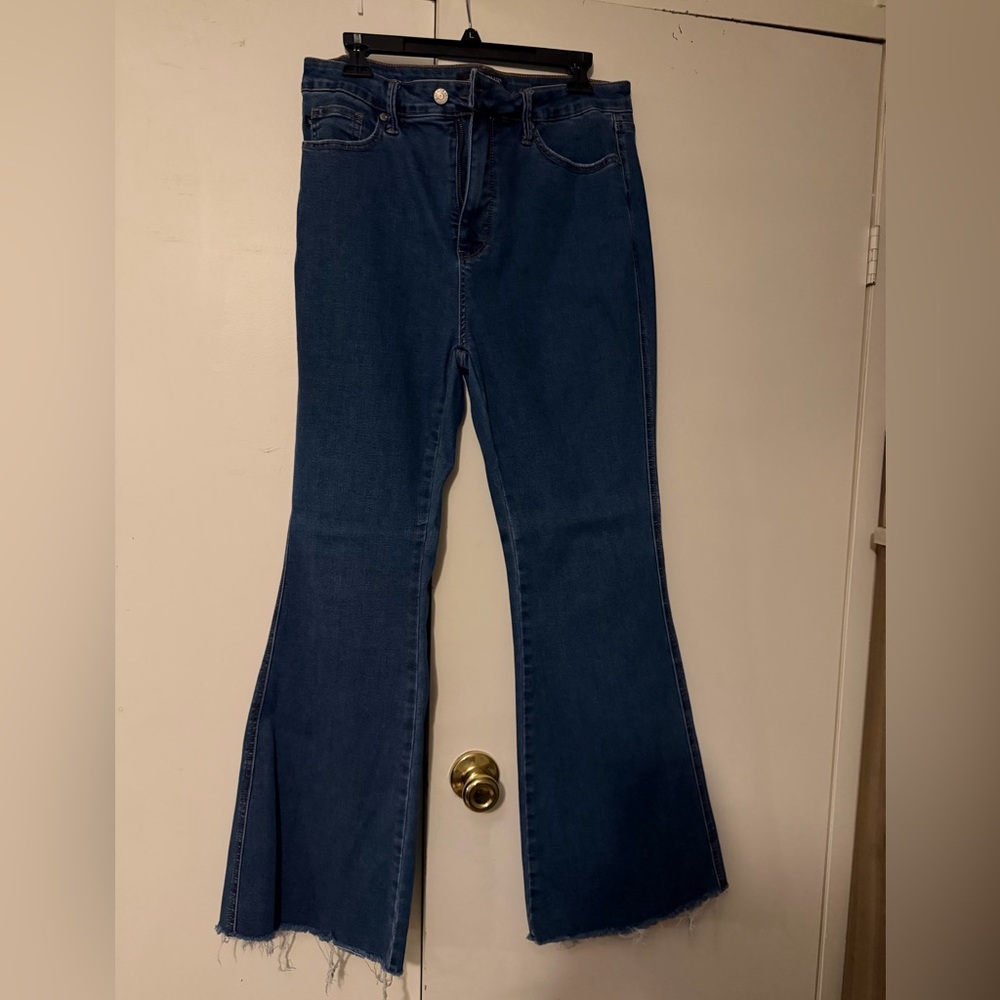 Judy Blue Dark Blue Wide Leg Jeans